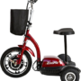 3 Wheel Electric Scooter ZooMe 300 lbs. Weight Capacity