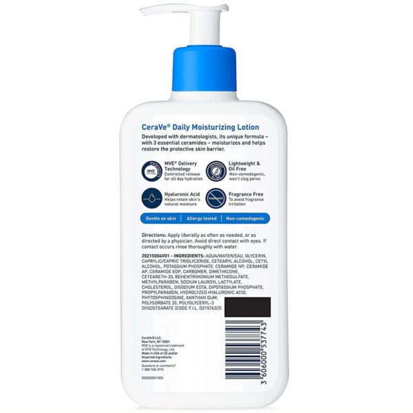 Facial Cleanser CeraVe® Lotion 12 oz. Pump Bottle Unscented