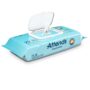 Attends Washcloths No-Rinse Disposable Cleansing Wipes for Incontinence 7.8"x11.8" Hypoallergenic Alcohol-Free with Aloe Scented Case of 12