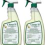 Citrus II Hospital Germicidal Deodorizing Cleaner Fresh Citrus Scent Disinfecting Spray for Home Hospital and Office Surfaces Supplies 22 floz Pack of 2