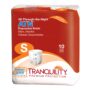 Tranquility ATN Adult Small Unisex Disposable Heavy Absorbency Incontinence Brief - Bag of 10