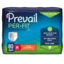 Prevail Per-Fit Extra Pull On with Tear Away Seams Adult Medium Unisex Disposable Heavy Absorbency Absorbent Underwear - Case of 80