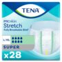 TENA Stretch Super Briefs Incontinence Disposable Heavy Absorbency Large/XL - 28 Count