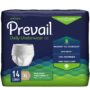 Prevail Daily Underwear Maximum Pull On with Tear Away Seams Adult X-Large Unisex Disposable Heavy Absorbency Underwear - Bag of 1